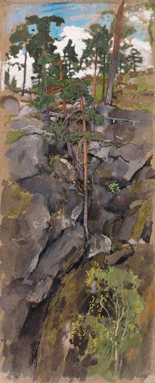 Rocky Forest. Creator: Eero Jarnefelt