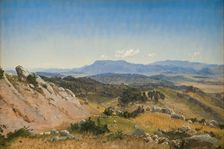 Rocky Hills near Civitella, 1869. Creator: Peter Christian Thamsen Skovgaard