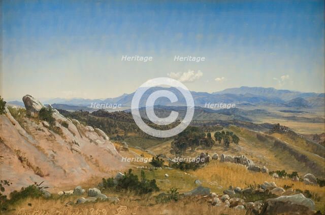 Rocky Hills near Civitella, 1869. Creator: Peter Christian Thamsen Skovgaard.