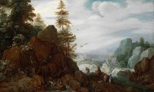 Rocky Landscape, 1621. Creator: Gillis Claesz. de Hondecoeter