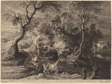 Rocky Landscape, c. 1638. Creator: Boetius Adams Bolswert