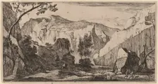 Rocky Landscape: pl.2. Creators: Roelant Roghman, Melchior Küsel