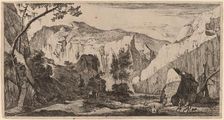Rocky Landscape: pl.2. Creators: Roelant Roghman, Melchior Küsel
