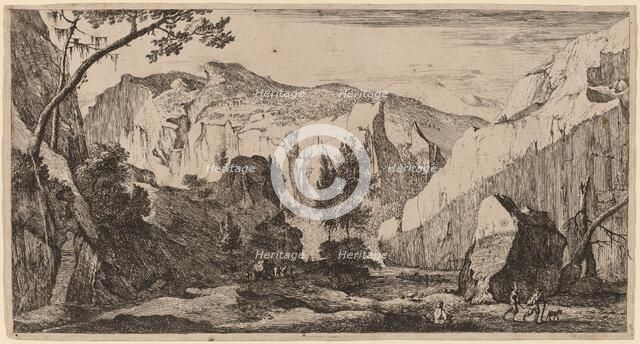 Rocky Landscape: pl.2. Creators: Roelant Roghman, Melchior Küsel.