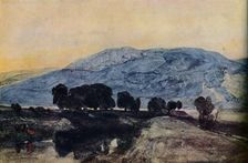 Rocky Landscape, Sunset c19th century. Artist: John Sell Cotman