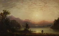 Rocky Mountain Scene, c1865. Creator: Alfred Jacob Miller