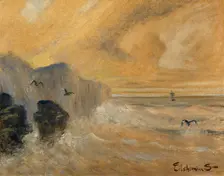Rocky Seashore, late 19th-early 20th century. Creator: Louis Michel Eilshemius