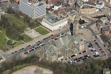 Rochdale Town Hall and Cenotaph, Rochdale, 2019. Creator: Historic England