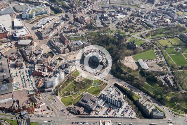 Rochdale Town Hall and environs, Rochdale, 2019. Creator: Historic England.
