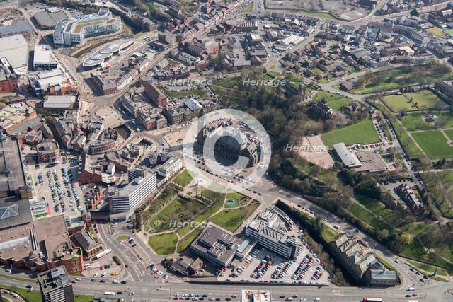 Rochdale Town Hall and environs, Rochdale, 2019. Creator: Historic England.