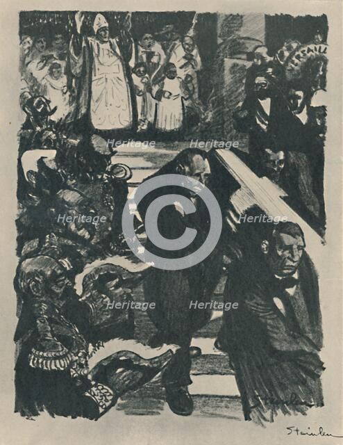 'Rochefort Se Meurt', 1898, (1919). Artist: Theophile Alexandre Steinlen.