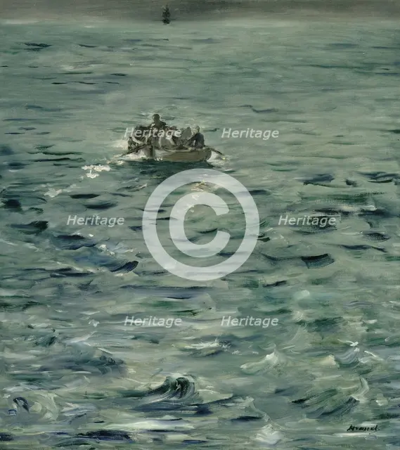 Rochefort's Escape, ca 1881. Artist: Manet, Édouard (1832-1883)