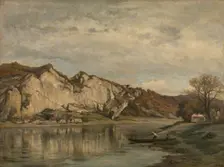 Rocher de Frêne near Profondeville, 1872. Creator: Theodore Baron