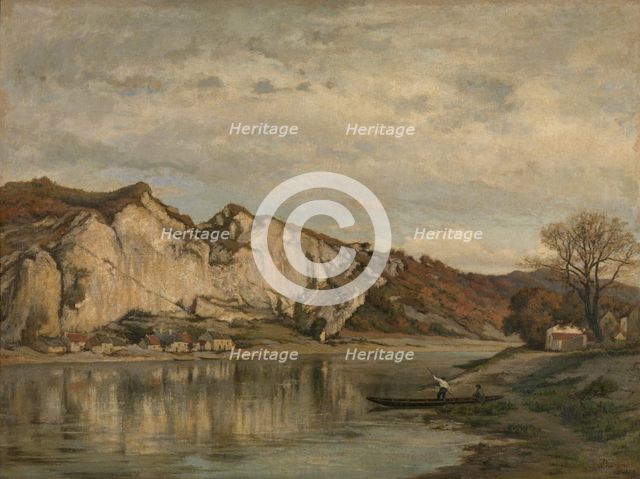 Rocher de Frêne near Profondeville, 1872. Creator: Theodore Baron.