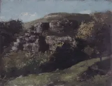 Rochers à Ornans, c.1869. Creator: Gustave Courbet