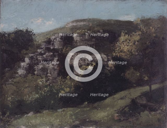 Rochers à Ornans, c.1869. Creator: Gustave Courbet.