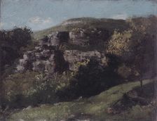 Rochers à Ornans, c.1869. Creator: Gustave Courbet