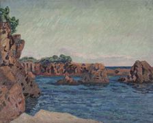 Rochers à Agay, 1895. Creator: Armand Guillaumin