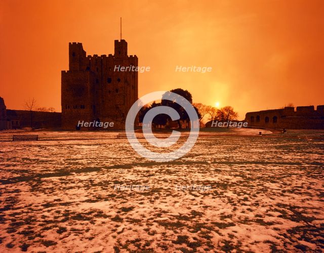 Rochester Castle, Kent, late 20th or early 21st century. Artist: Unknown.