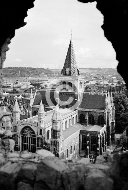 Rochester Cathedral, Rochester, Kent, c1945-c1965. Artist: SW Rawlings