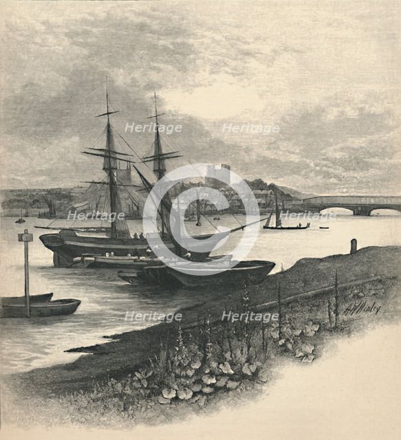 'Rochester, from Strood', 1886. Artist: Unknown.