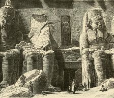 Rock-Temples at Abousimbel 1890. Creator: Unknown