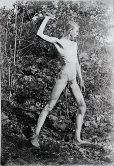 Rock Thrower, c. 1883. Creator: Thomas Eakins