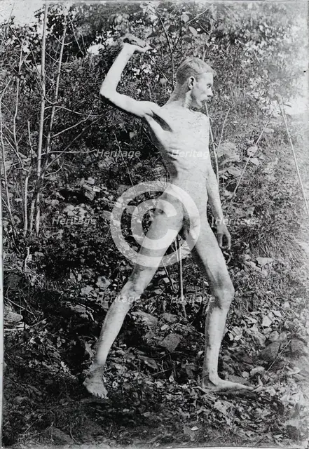 Rock Thrower, c. 1883. Creator: Thomas Eakins.