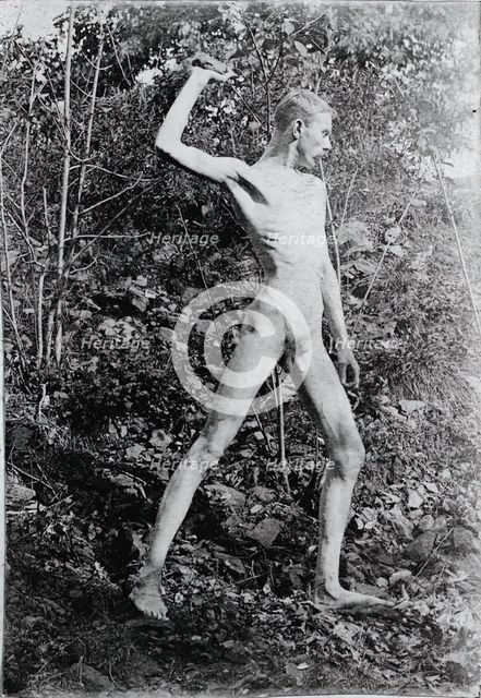 Rock Thrower, c. 1883. Creator: Thomas Eakins.