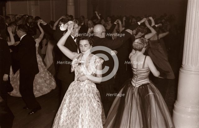 Rock and Roll at a staff dance, York, Yorkshire, 1957. Artist: Unknown