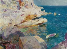 Rock at Jávea. Artist: Sorolla y Bastida, Joaquín (1863-1923)