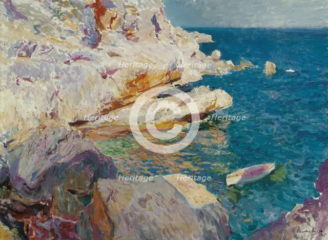 Rock at Jávea. Artist: Sorolla y Bastida, Joaquín (1863-1923)