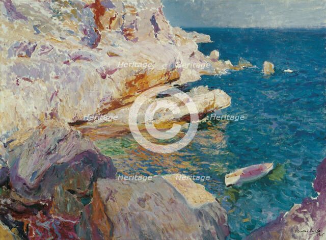 Rock at Jávea. Artist: Sorolla y Bastida, Joaquín (1863-1923)