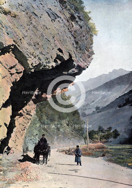 Rock close to the village of Annaour, c1890. Artist: Gillot