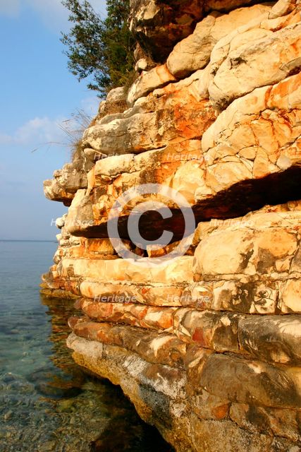 Rock Formations, Kefalonia, Greece. Creator: Peter Thompson.