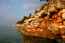 Rock Formations, Kefalonia, Greece. Creator: Peter Thompson
