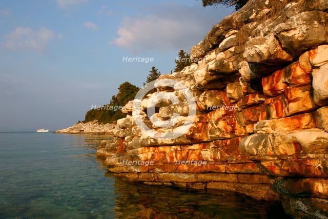 Rock Formations, Kefalonia, Greece. Creator: Peter Thompson.