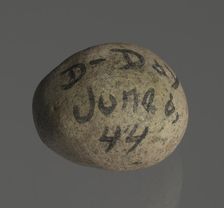 Rock from Normandy Beaches, D-Day 1944, June 6, 1944. Creator: Unknown