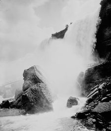 Rock of Ages, [American Falls, Niagara], between 1890 and 1899. Creator: William H. Jackson