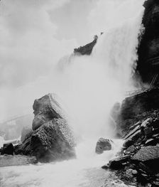 Rock of Ages, [American Falls, Niagara], between 1890 and 1899. Creator: William H. Jackson