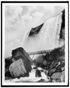 Rock of Ages and Cave of the Winds, Niagara Falls, N.Y., c1908. Creator: Unknown