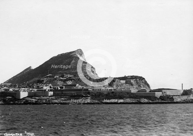 Rock of Gibraltar, c1920s-c1930s(?). Artist: Unknown