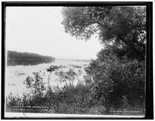 Rock River view near Dixon, Ill., c1898. Creator: Unknown