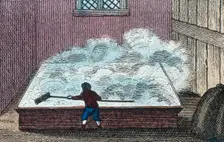 Rock Salt: Refining salt, Northwich, Cheshire, England, c19th century. Creator: Unknown