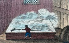 Rock Salt: Refining salt, Northwich, Cheshire, England, c19th century. Creator: Unknown