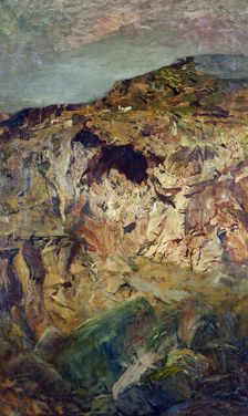 Rock study, Sumner, c1890. Creator: Petrus van der Velden