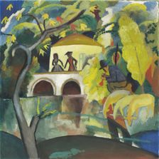 Rococo, 1912. Artist: Macke, August (1887-1914)