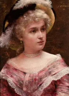 Rococo Lady, 1881. Creator: Aleksander Gierymski
