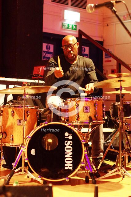 Rod Youngs, Byron Wallen 4 Corners, Battle Jazz Festival, Battle, East Sussex, July 2023. Creator: Brian O'Connor.