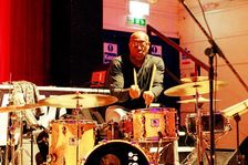 Rod Youngs, Byron Wallen 4 Corners, Battle Jazz Festival, Battle, East Sussex, July 2023. Creator: Brian O'Connor